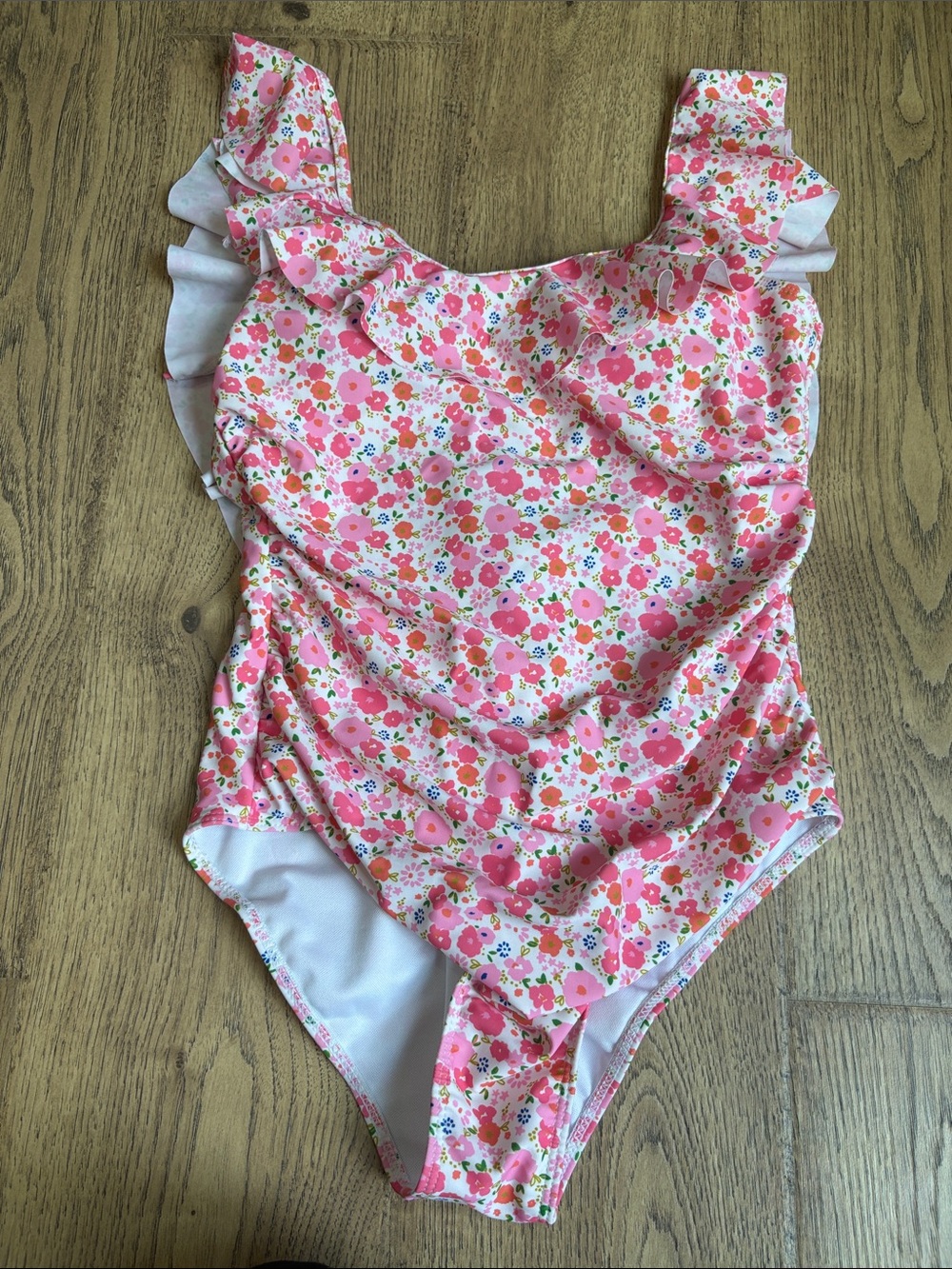 Pink Lily floral swim